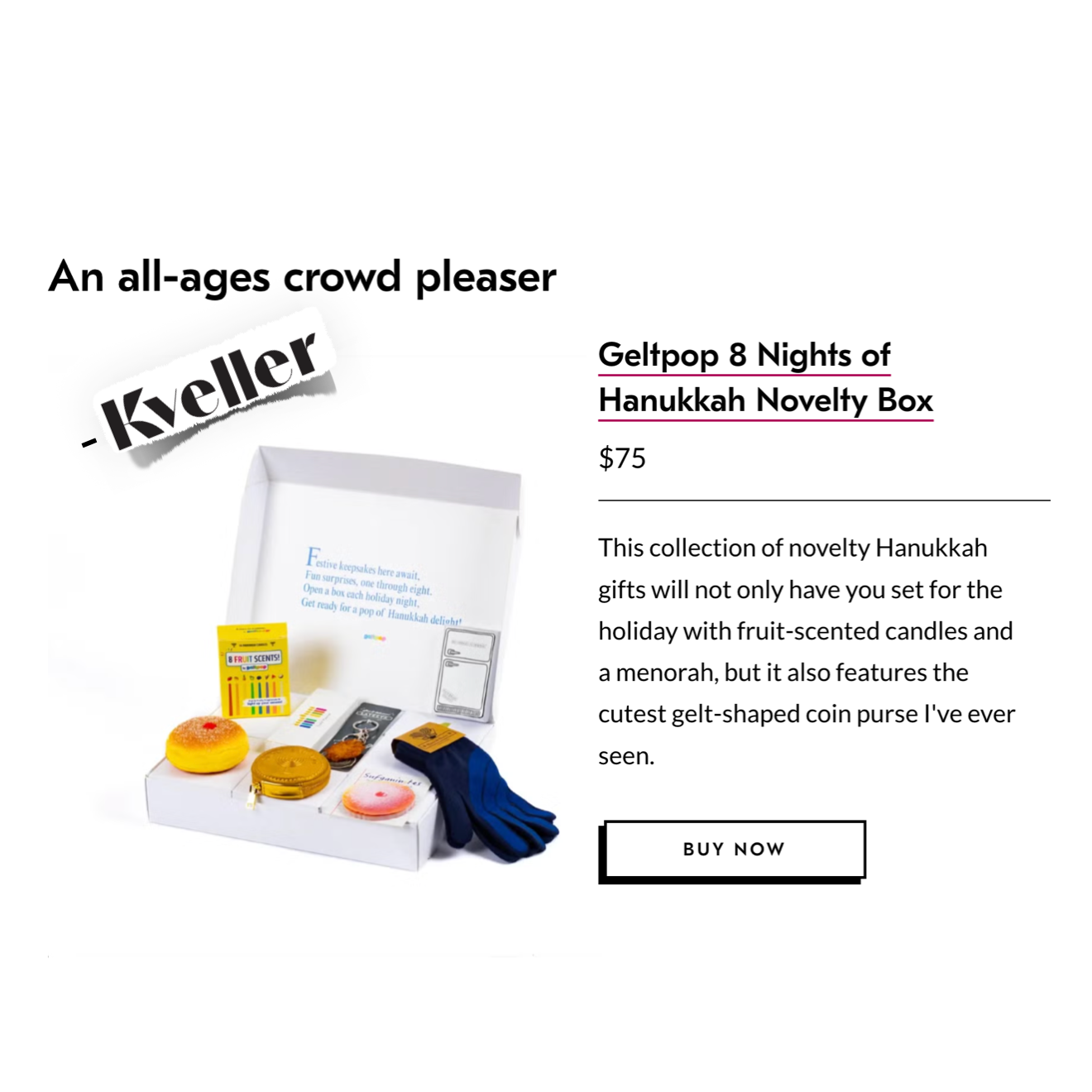 Geltpop 8-Night Hanukkah Surprise Box!