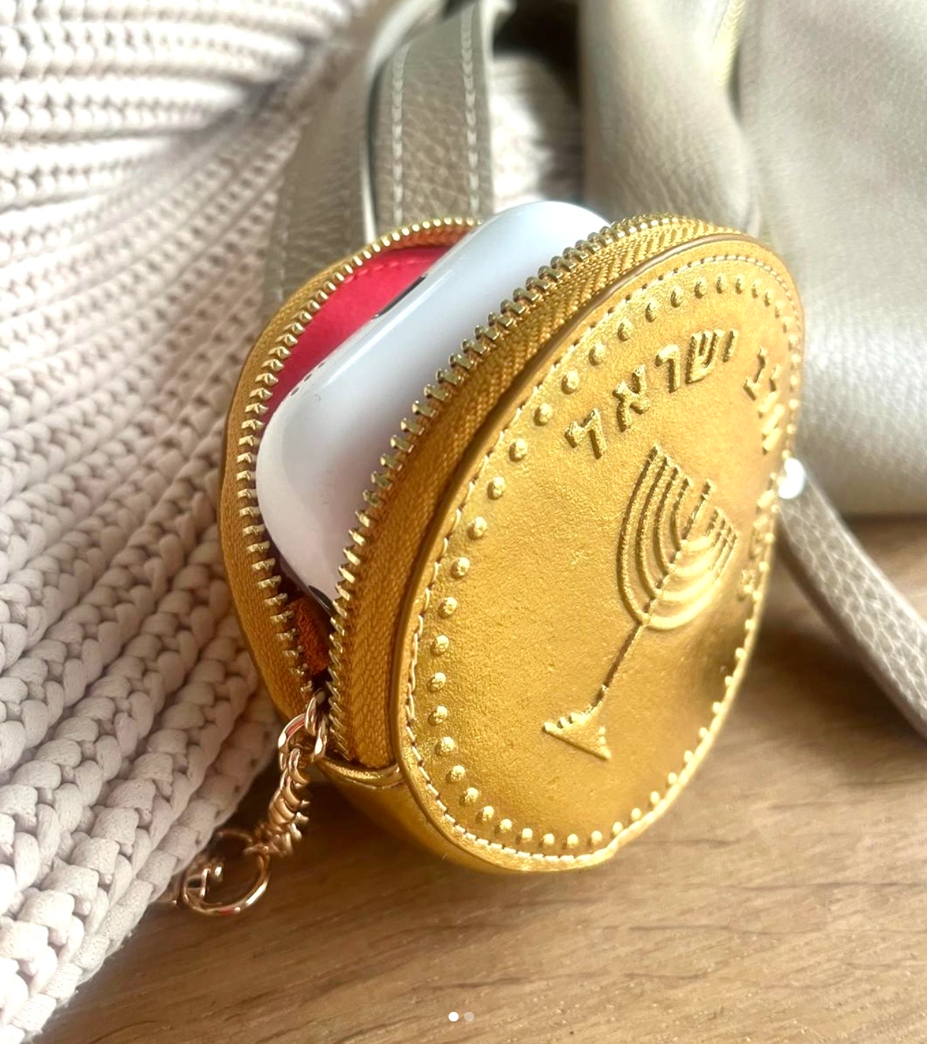 Hanukkah Gelt Coin Pouch