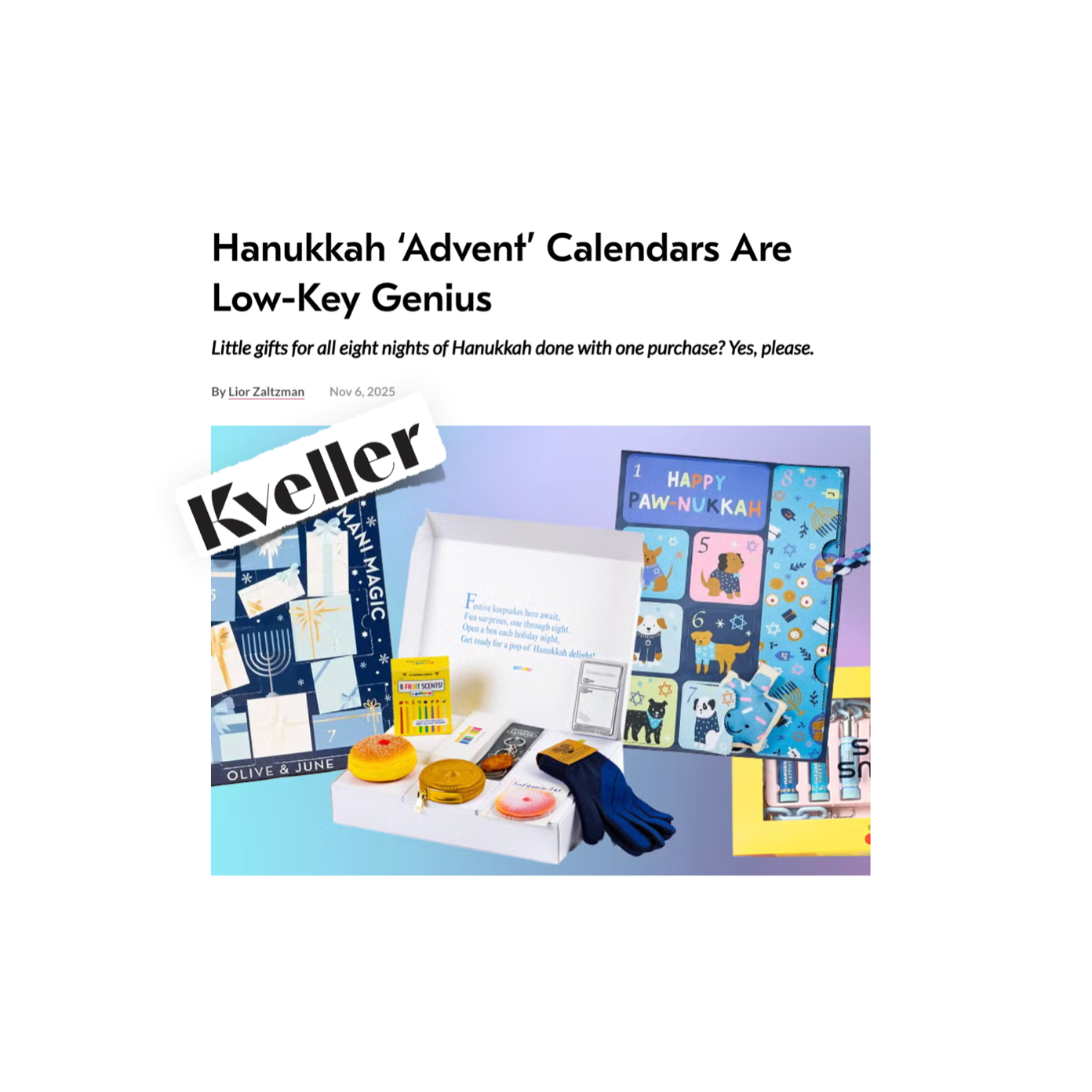 Geltpop 8-Night Hanukkah Surprise Box!