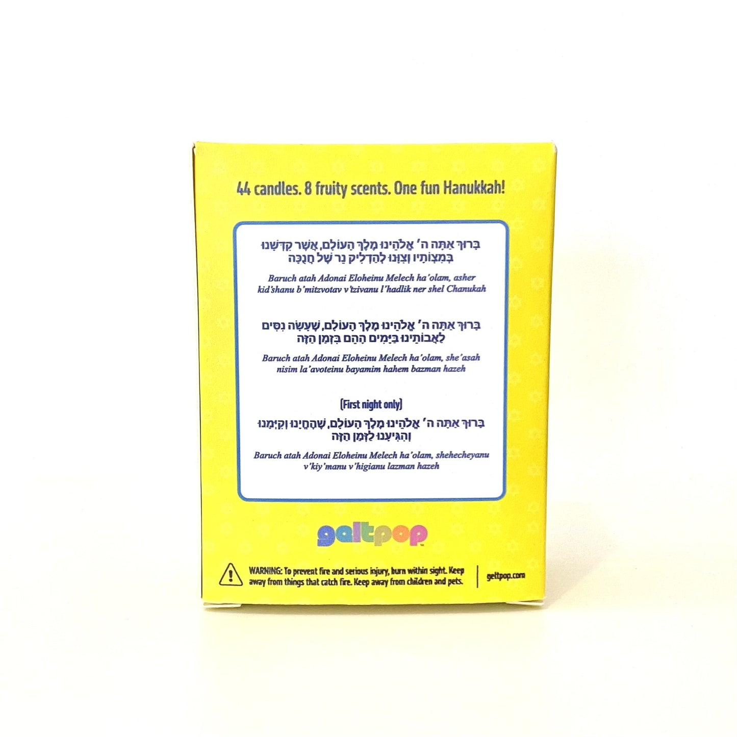 Fruit-Scented Hanukkah Candles