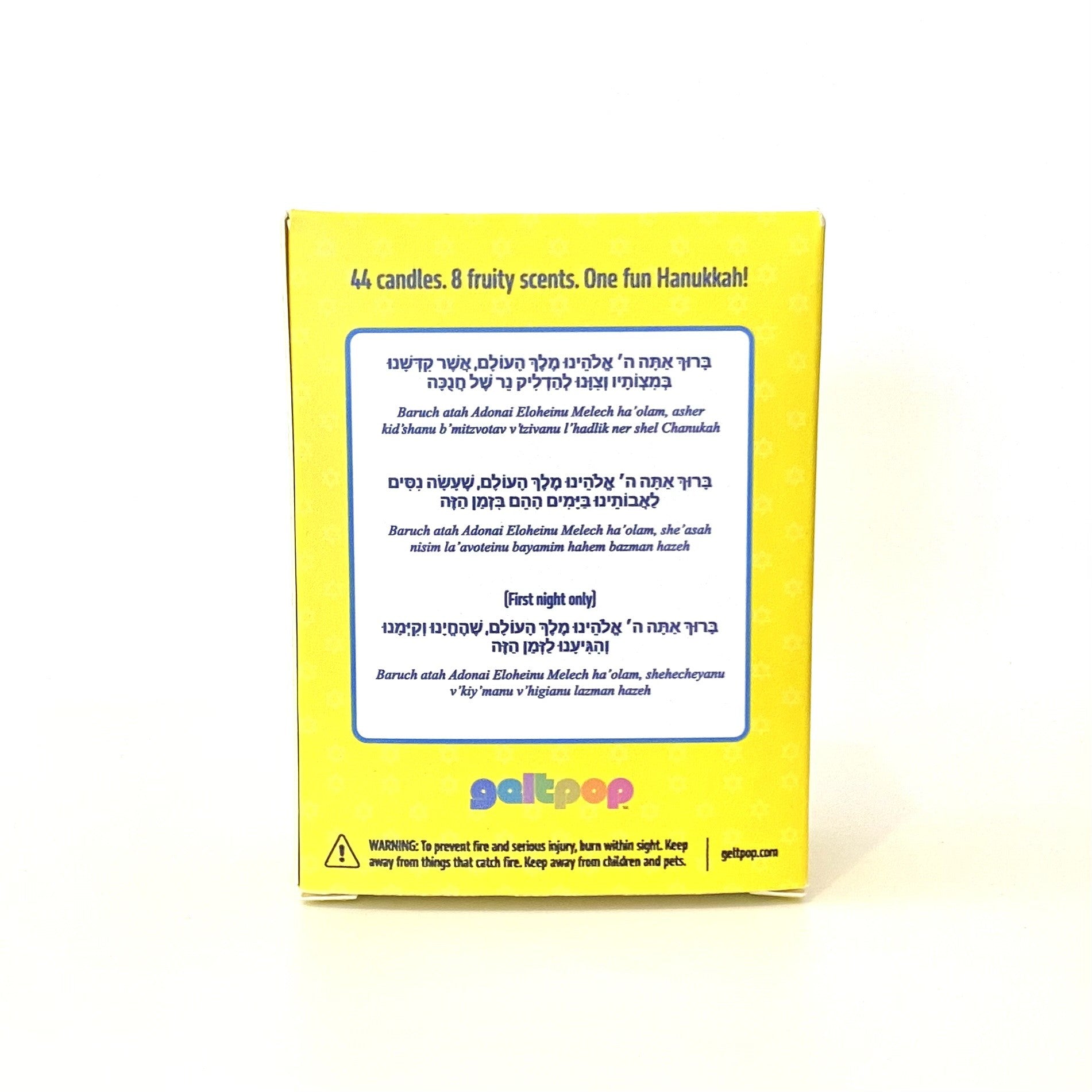 Fruit-Scented Hanukkah Candles