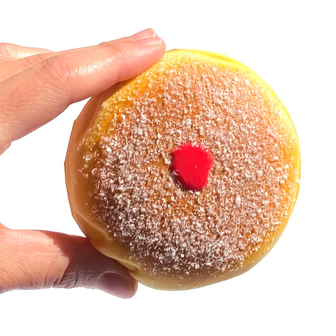 Soft, Slow-Rising Sufganiyah Squishy — Looks Real, Feels Unreal!
