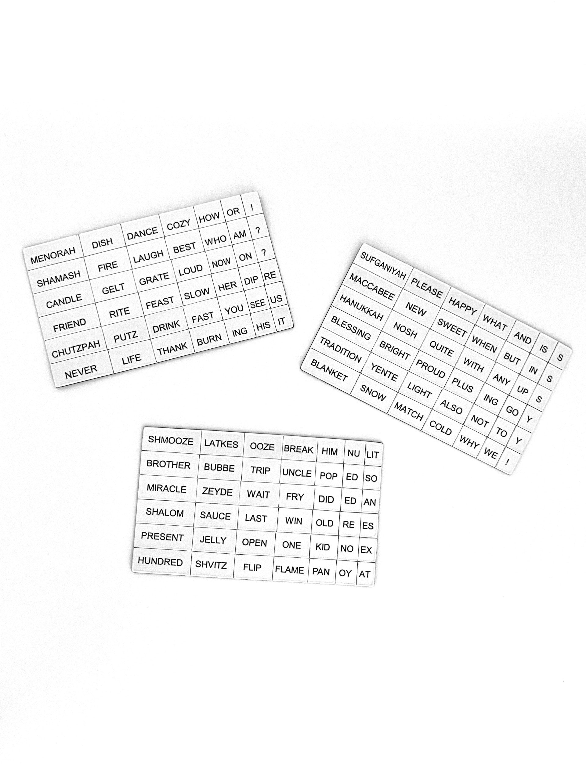 Re-Fridge-A-Writer Magnetic Fridge Words Hanukkah Gift