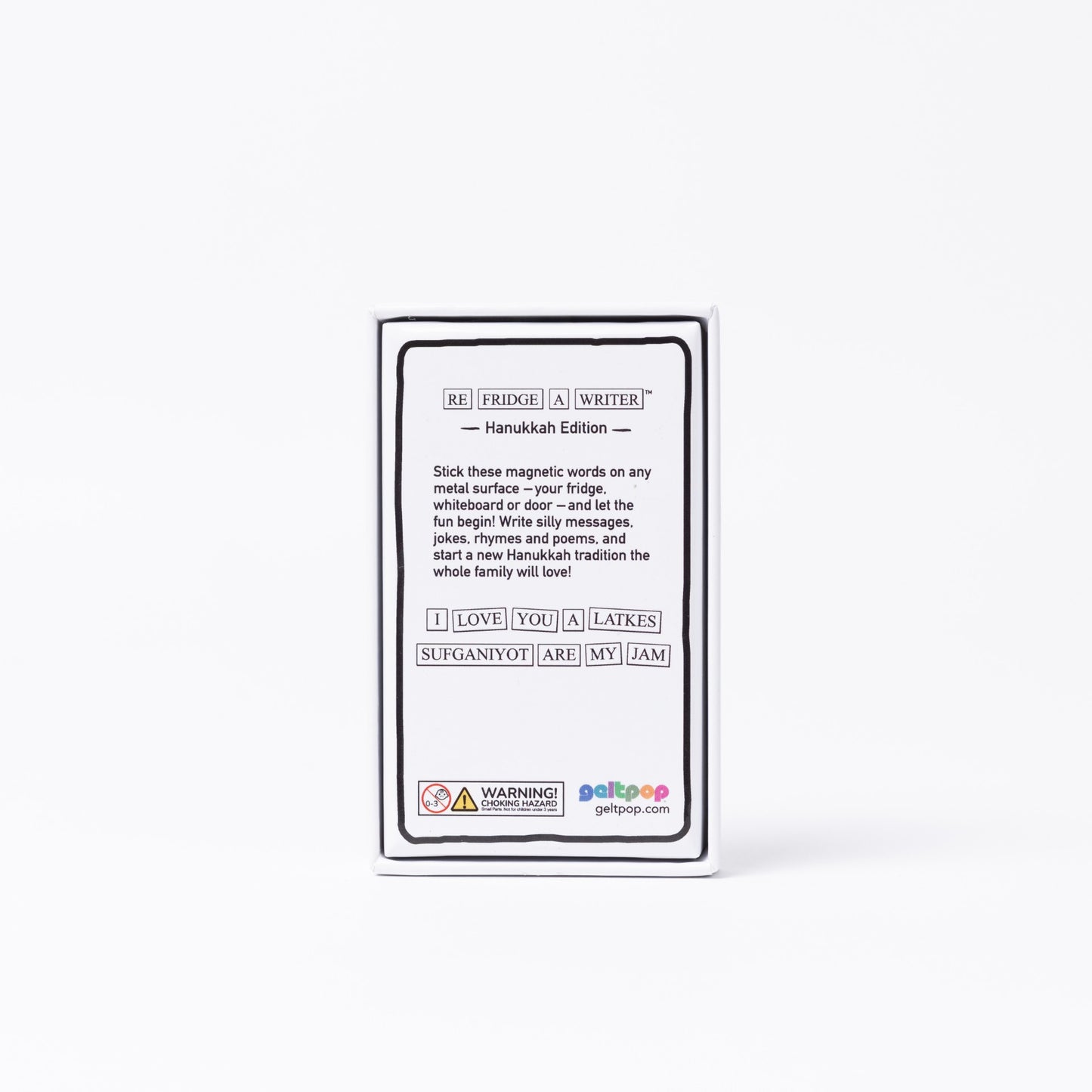 RE-FRIDGE-A-WRITER Magnetic Words: Hanukkah Edition