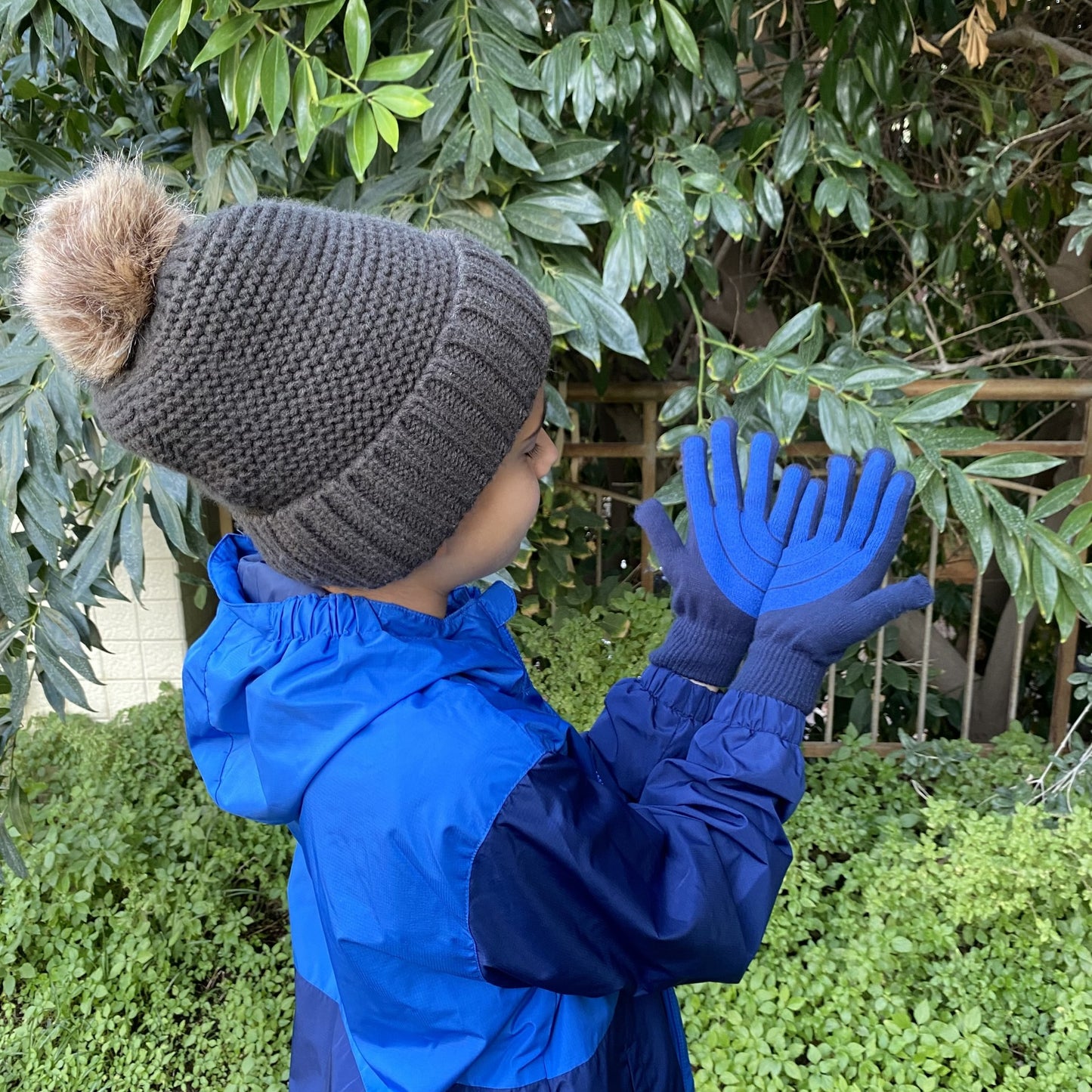 Menorah Gloves: Palms Together!