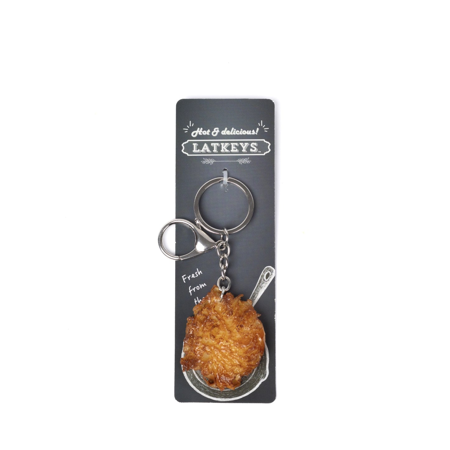 Latkeys! It's a Latke — On a Keychain!