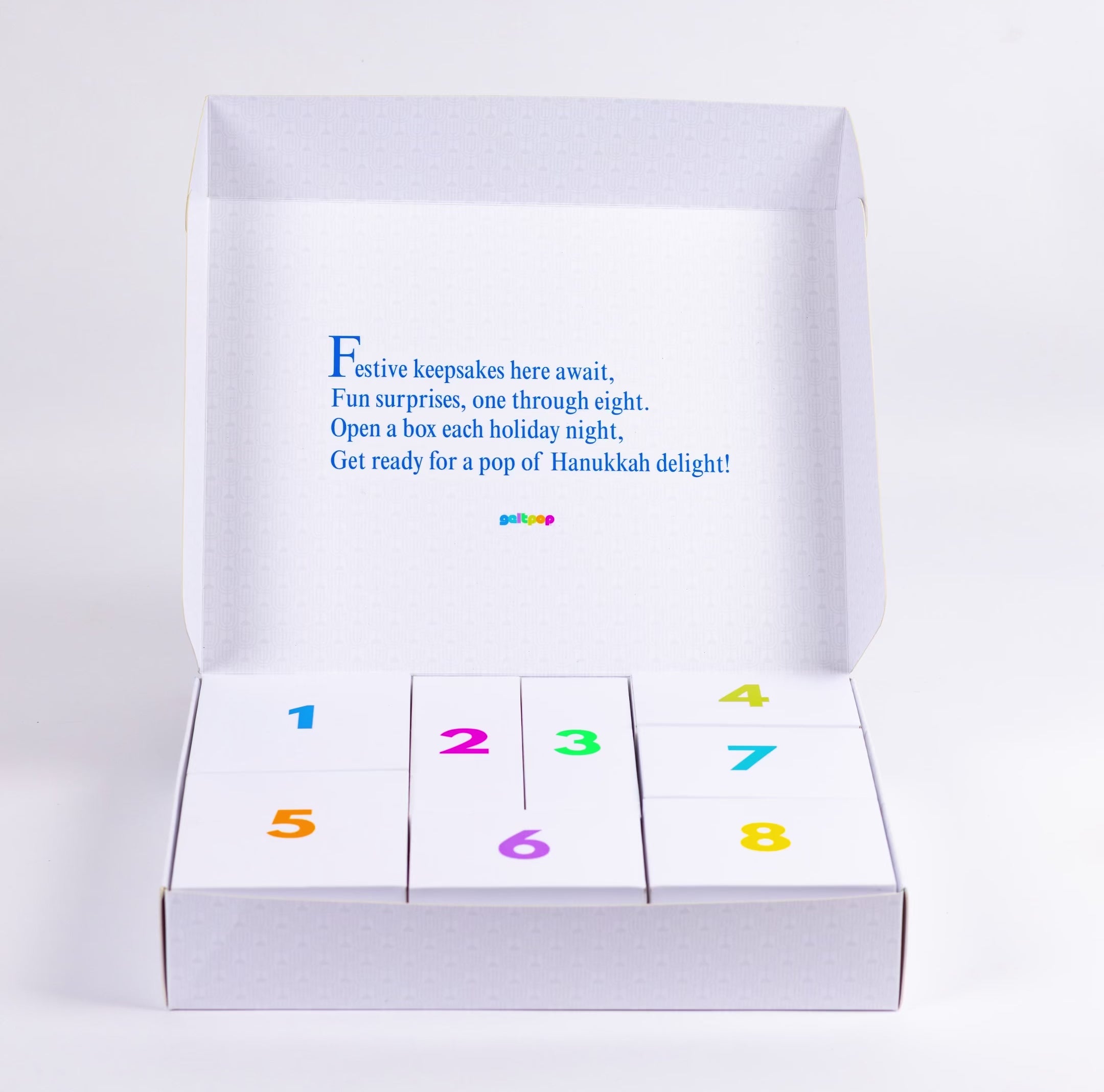 Geltpop 8-Night Hanukkah Surprise Box!