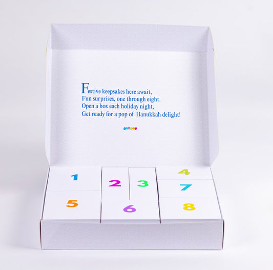 Geltpop 8-Night Hanukkah Surprise Box!