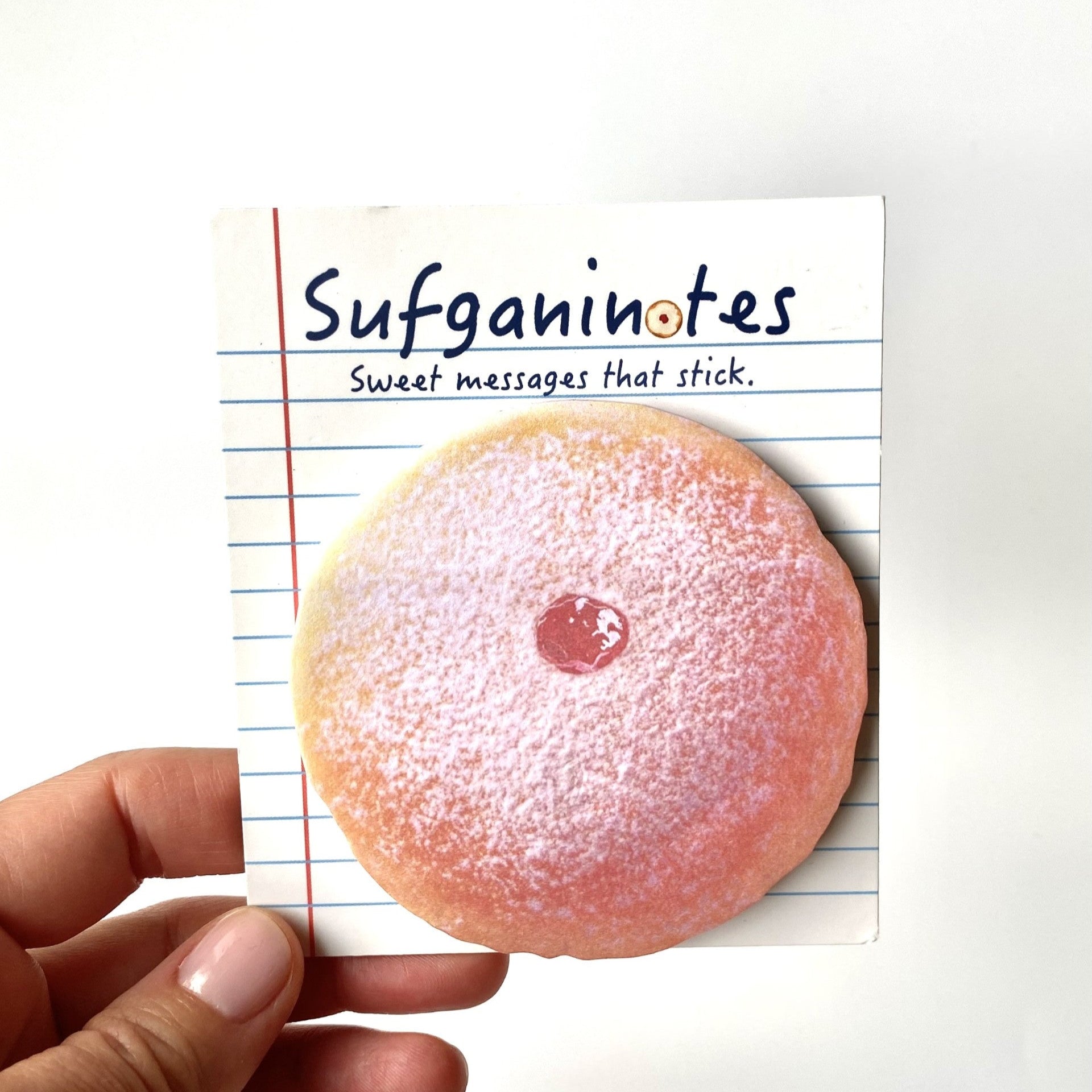Sufganinotes Jelly Donut Sticky Notes Fun Hanukkah Gift